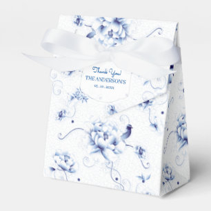 Ballotins Rose Oiseau Bleu Chinoiserie Florale