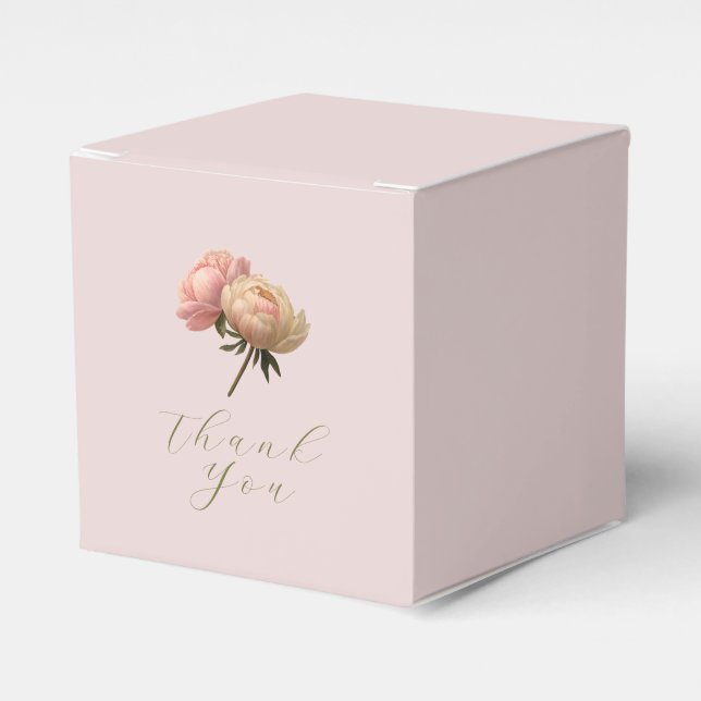 Ballotins Rose Pâle | Chic Rose Mariage Merci (Verso)