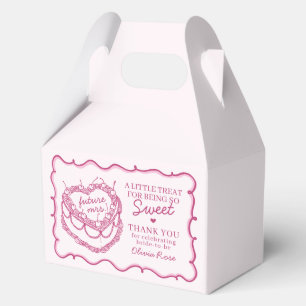 Ballotins Rose Rétro Cœur Coquette Gâteau Cerise Mariée Mont