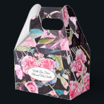 Ballotins Rose rose eau-forte chou mariage vintage<br><div class="desc">Assiette en papier à motif aquarelle de rose vintage. Conçue à partir de mes aquarelles originales.</div>