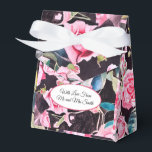 Ballotins Rose rose eau-forte chou mariage vintage<br><div class="desc">Assiette en papier à motif aquarelle rose vintage. Conçue à partir de mes aquarelles originales.</div>