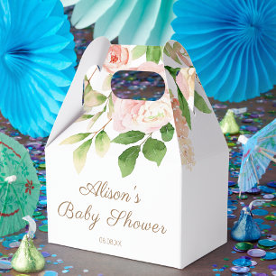 Ballotins Rose rose élégant Baby shower floral fille