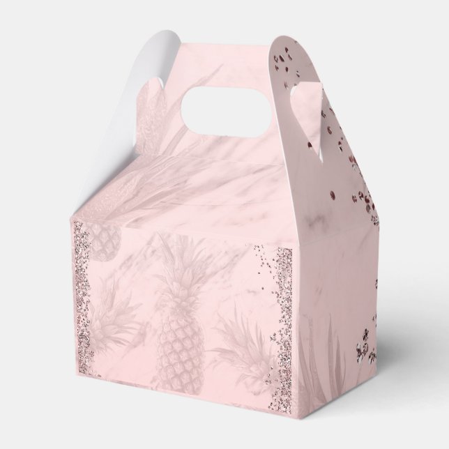 Ballotins Rose Rose Parties scintillant or Ananas Tropical P (Verso)