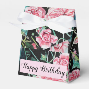 Ballotins Rose rose Vintage Floral Tea Party Ballotin