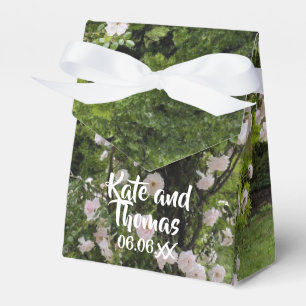 Ballotins Rose Rustique Rose Floral boîte de mariage Favor