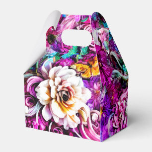 Ballotins Rose violet bleu Turquoise blanc Jardin Fleurs Ima