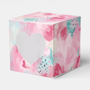 Ballotins Roses d'aquarelle moderne rose et menthe