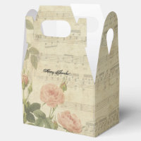 Roses et musique victoriens Personnalisé