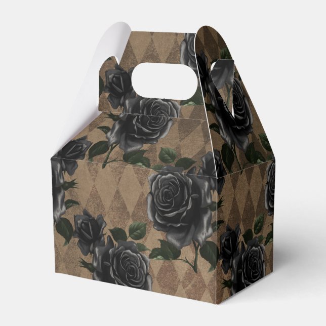 Ballotins Roses noirs gothiques antiques (Verso)