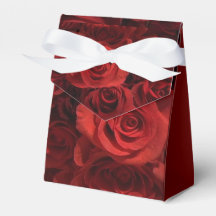 Roses rouges style tente ballotin