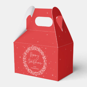 Ballotins Rouge Joyeux Noël Lumières scintillantes