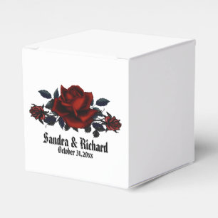 Ballotins Rouge Rose Gothique Mariage Personnel Blanc  