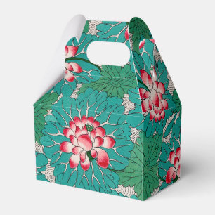 Ballotins Rouge rose vert Turquoise chinois Lotages Motif