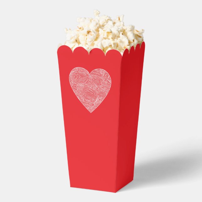 Ballotins Rouge Scribbleprint Heart (Sauté)