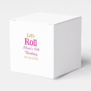 Ballotins Roulons heureux 10e anniversaire ajouter nom retro