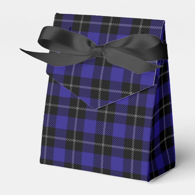 Ballotins Royal Blue Black Plaid (Verso)