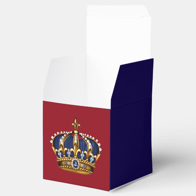Ballotins Royal Blue Red et Gold Prince Crown (Ouvert)