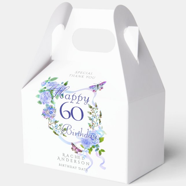 Ballotins Ruban Rose Bleu 60 ans  (Recto)