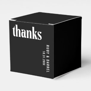 Ballotins Ruby Black Mariage moderne