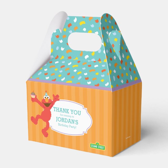 Ballotins Rue Sésame | Elmo - Cupcake & Confetti Anniversair (Verso)