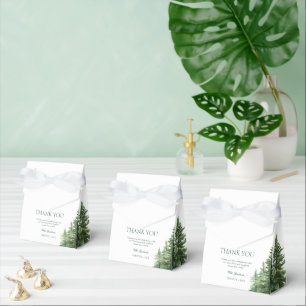 Ballotins Russe Woodland Mountain Forest Pine Mariage Merci