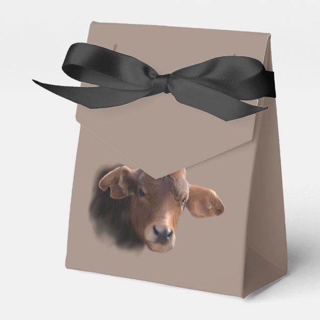 Ballotins Russet Brown Cow Portrait (Verso)