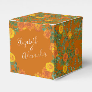 Ballotins Rust Orange Mariage Vintage Floral