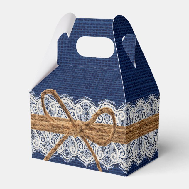 Ballotins Rustic Barn Mariage Burlap Mariage de automne (Verso)