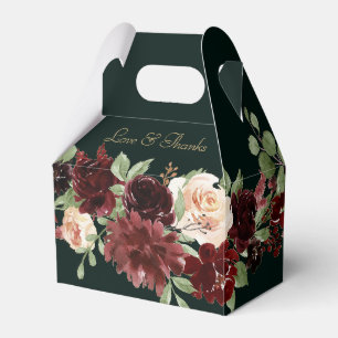 Ballotins Rustic Bloom Terracotta Marsala Amour et Remerci