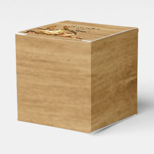 Ballotins Rustic Country Lily Aquarelle Mariage Favor Box