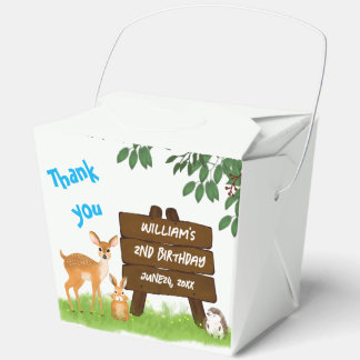 Ballotins Rustic Woodland Animals Birthday 