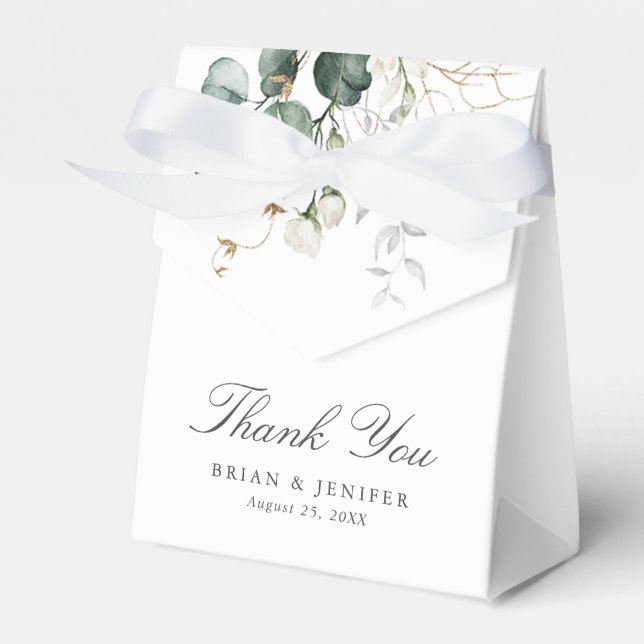 Ballotins Rustique Botanique Eucalyptus Mariage de verdure (Verso)