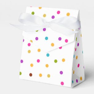 Ballotins Sac cadeau motif confetti coloré