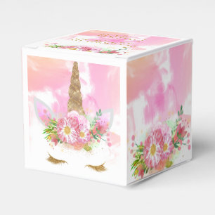 Ballotins Sac Faveur Visage Unicorne