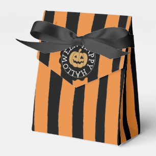 Ballotins Sacs noirs et oranges de Halloween heureux de