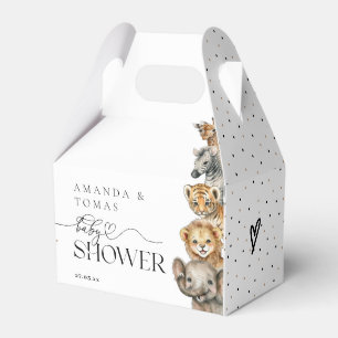 Ballotins Safari Animaux Baby shower moderne