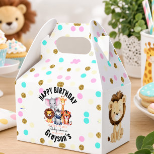 Ballotins Safari d'un Fou Animaux Garçon Baby Shower