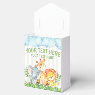 Ballotins Safari Jungle Zoo Animal Party Favoriser Box