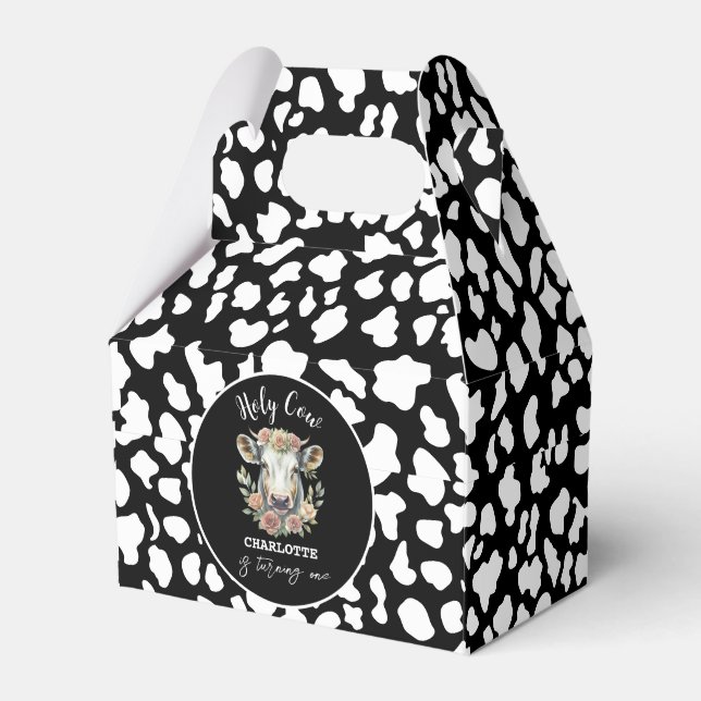 Ballotins Saint Vache Je suis une vache fille 1er anniversai (Verso)