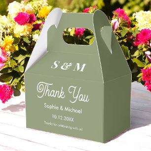 Ballotins Salle de mariée mariage vert foncé