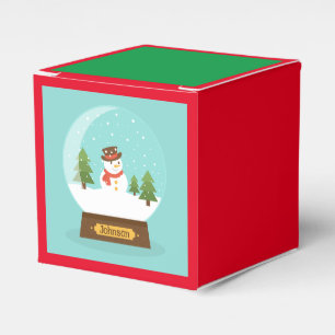 Ballotins S'AMUSER ! Boîte cadeau Snowman - Personnalisée -A