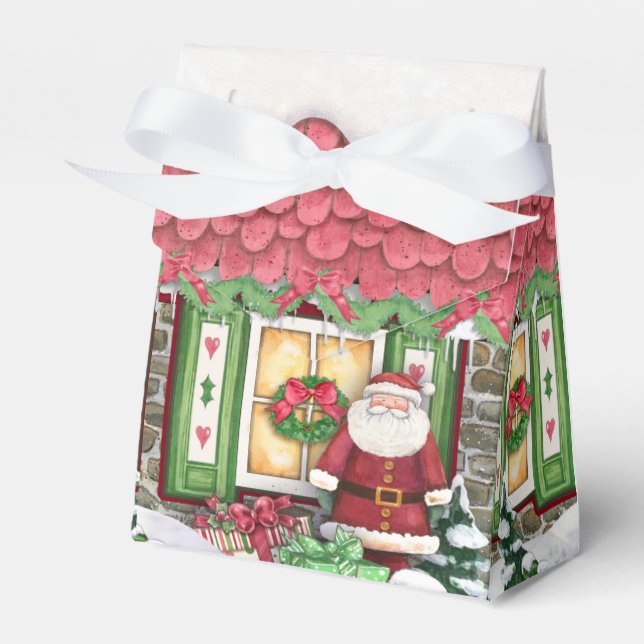 Ballotins Santa Clause Cottage Ballotin de Noël (Verso)