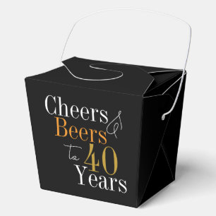 Ballotins Santé et bières pour les 40 ans 40e fête d'anniver