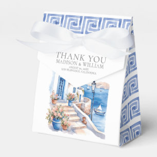 Ballotins Santorin Grèce Mariage personnalisé minimaliste