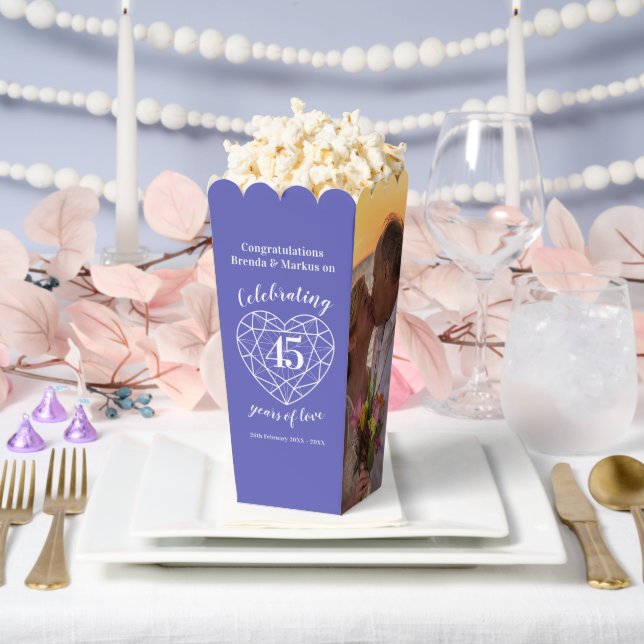 Ballotins Sapphire 45e anniversaire de mariage maintenant pu (Mariage)