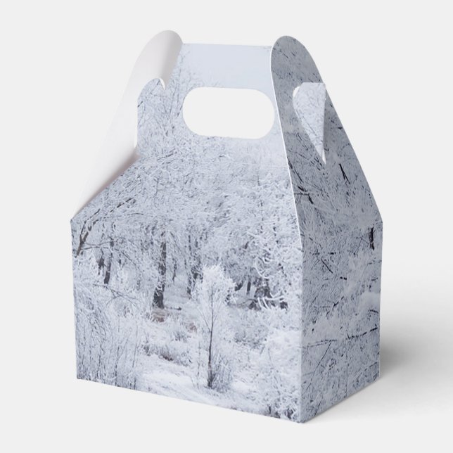 Ballotins Scène hivernale neigeuse (Verso)