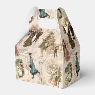 Ballotins Scènes vintages d'hiver