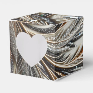 Ballotins Schéma floral brillant avec pierre de gemme