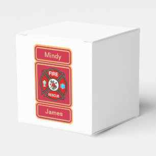 Ballotins Secourt d'incendie d'urgence EMT Wedding Favor Box