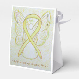 Ballotins Sensibilisation Jaune Ruban Angel Party Favoriser 